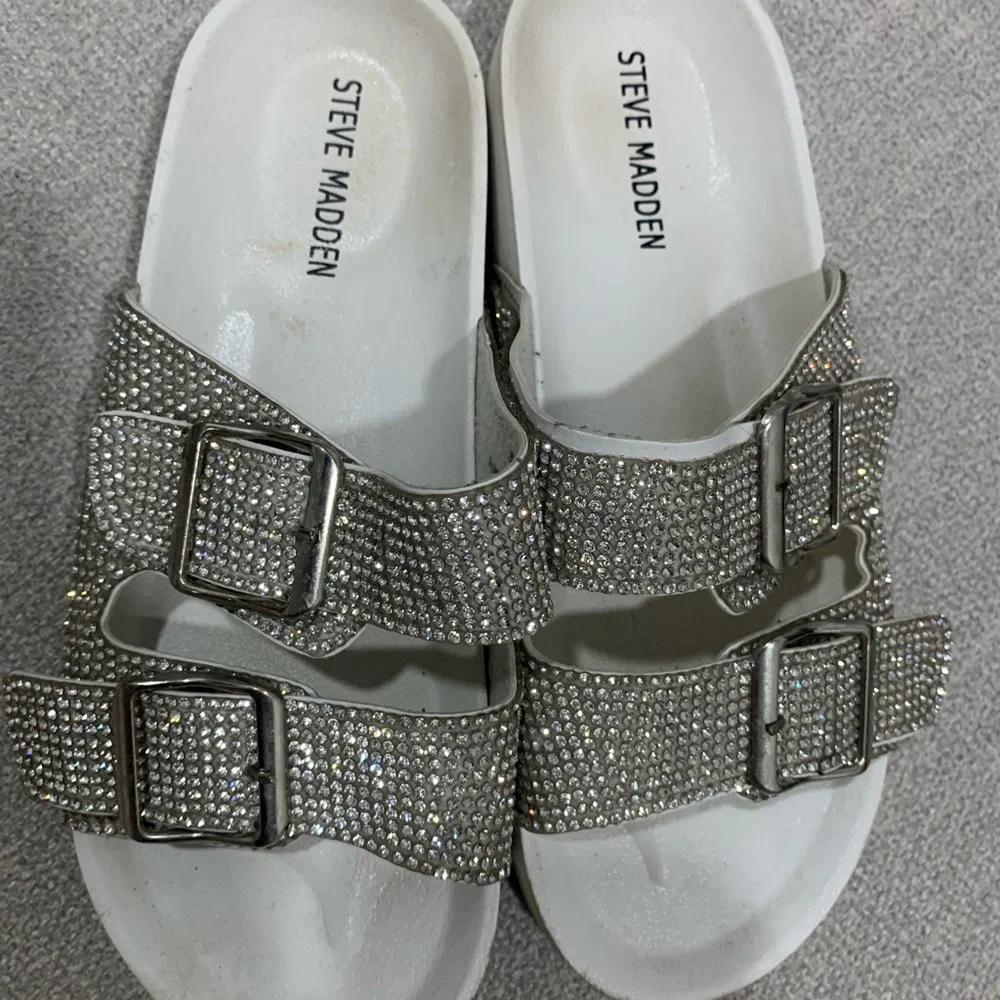 Girls Steve Madden Rhinestone Sandals sz 3